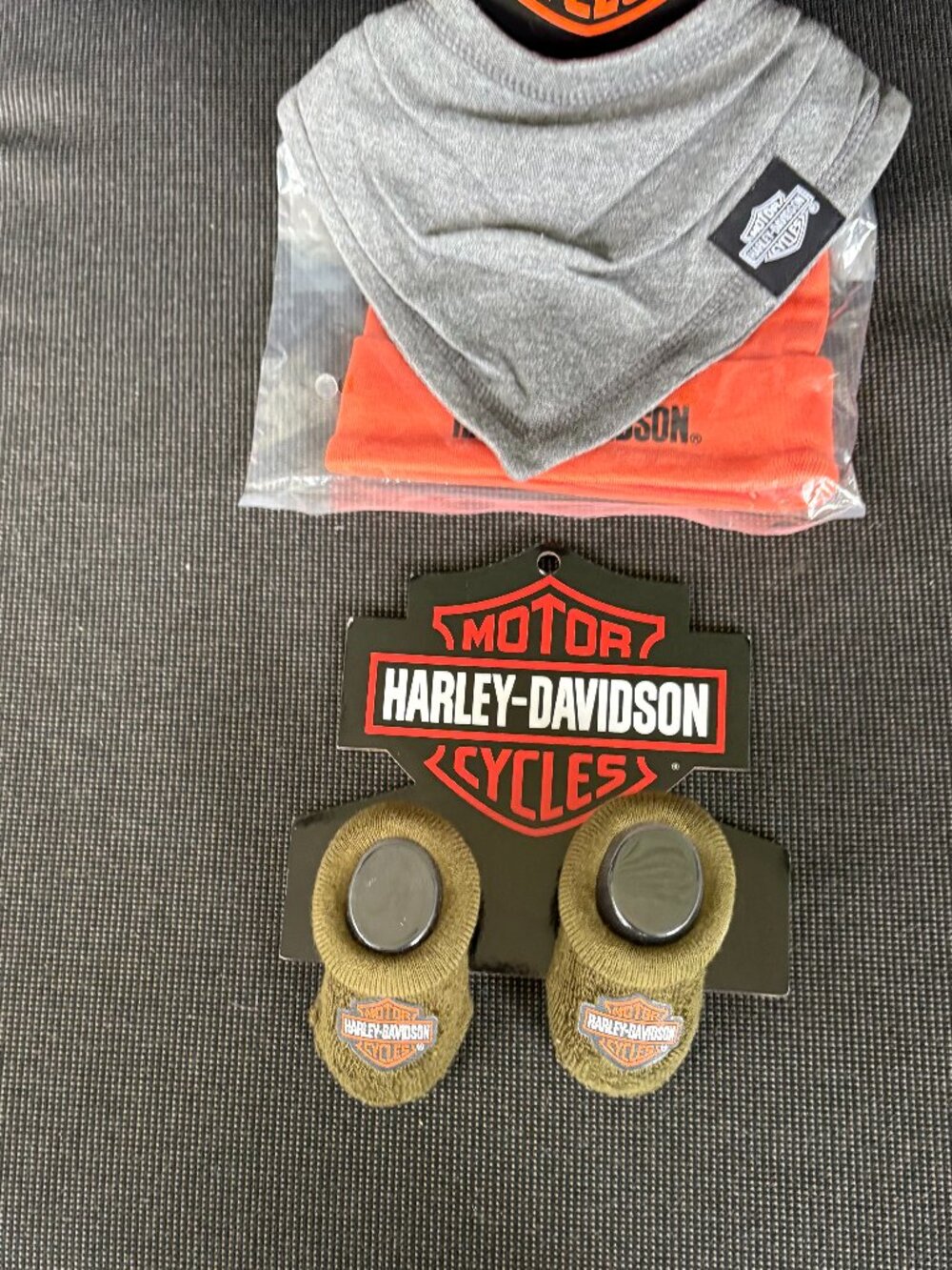 HARLEY DAVIDSON BOYS NEWBOERN GIFT SET